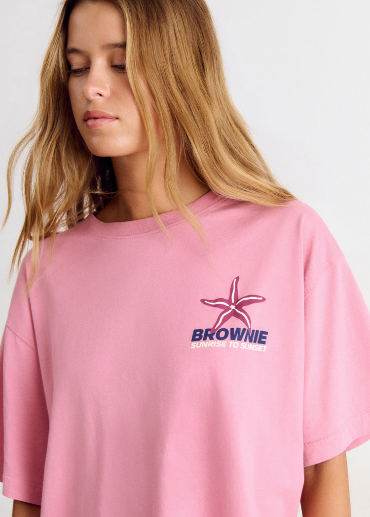 Star print T-shirt