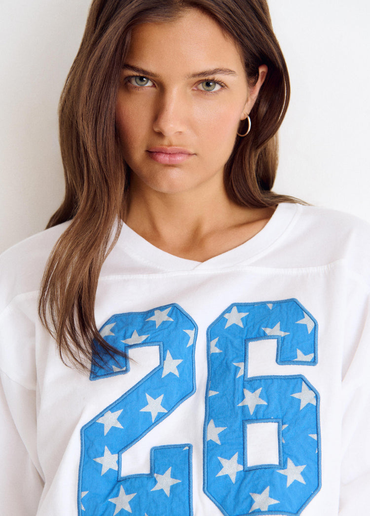 Number patch World Cup t-shirt