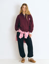 Sudadera cremallera logo bordado