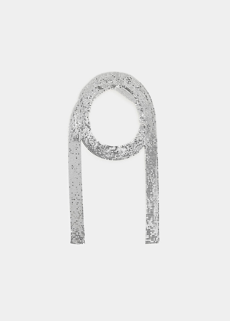Halskette aus Metallgeflecht