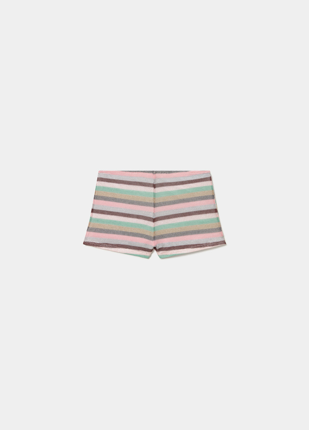 Woven striped shorts