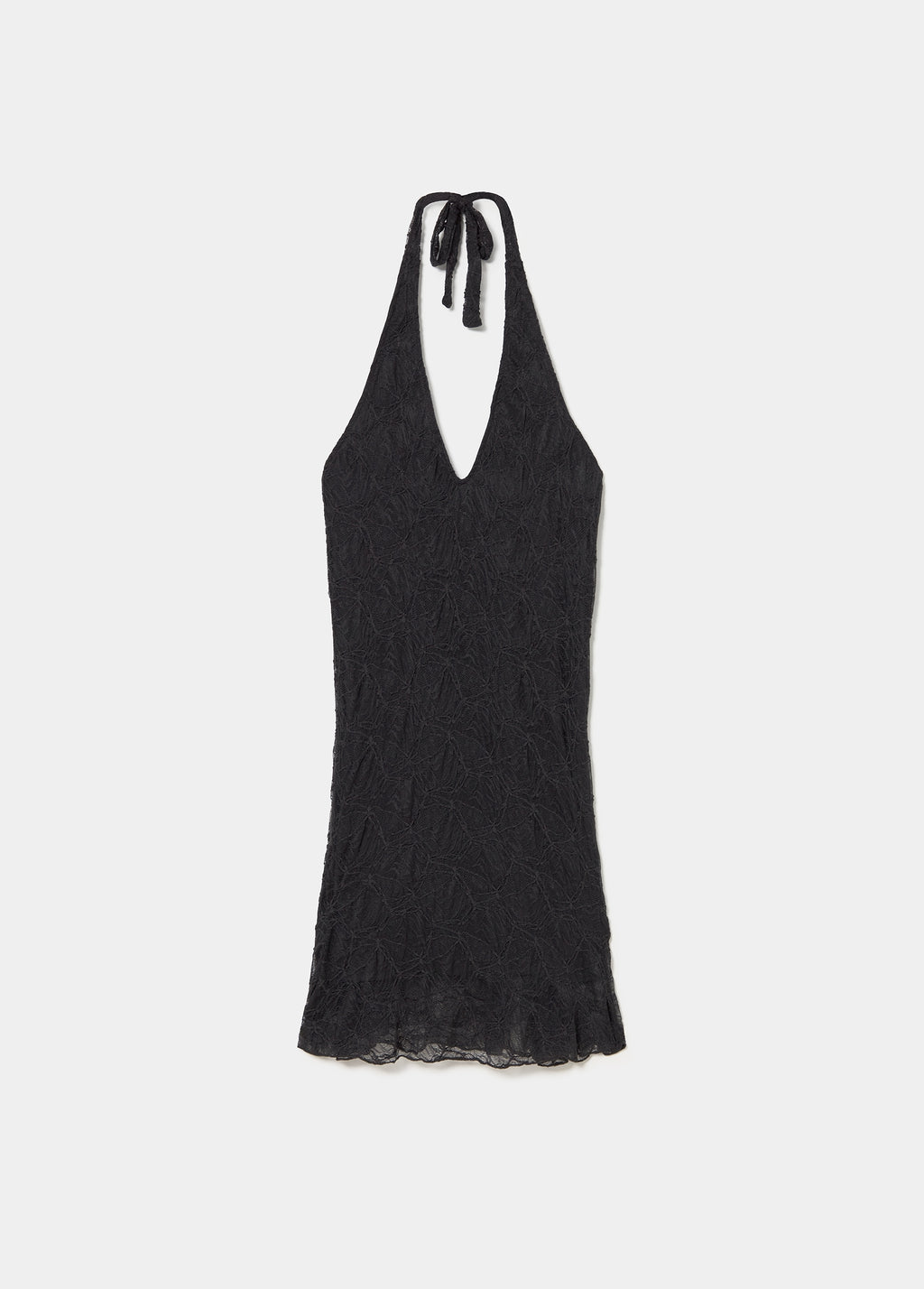 Lace halter dress