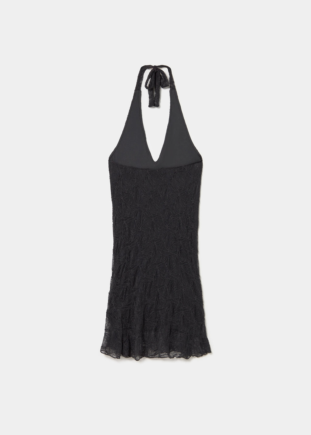 Lace halter dress