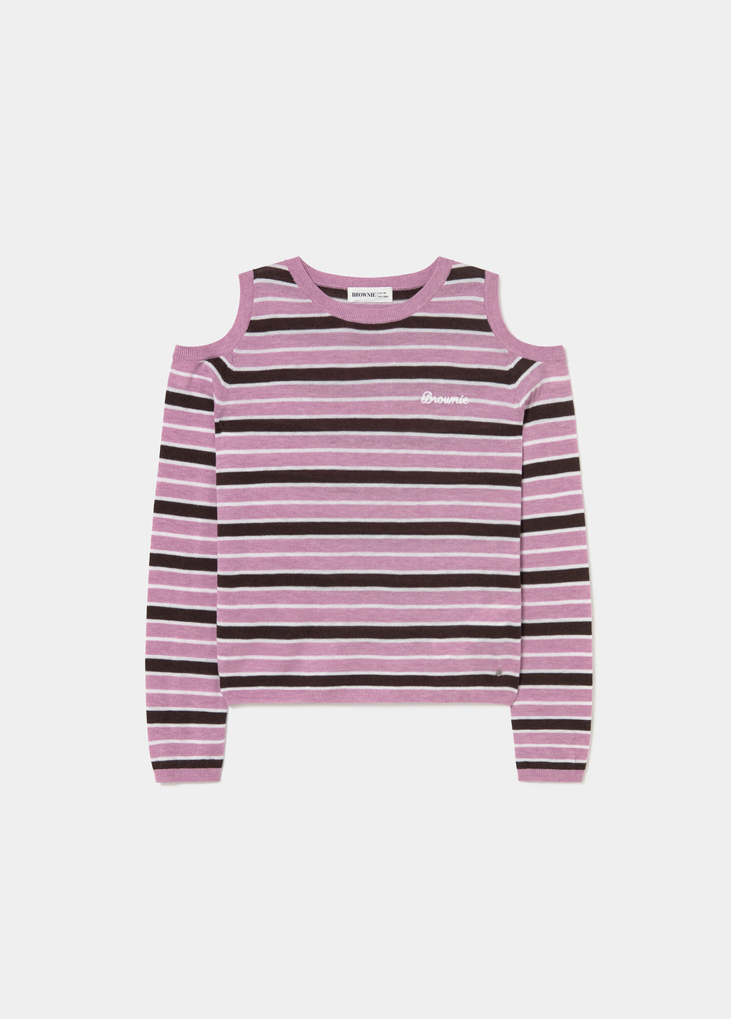 Jersey hombros descubiertos rayas
