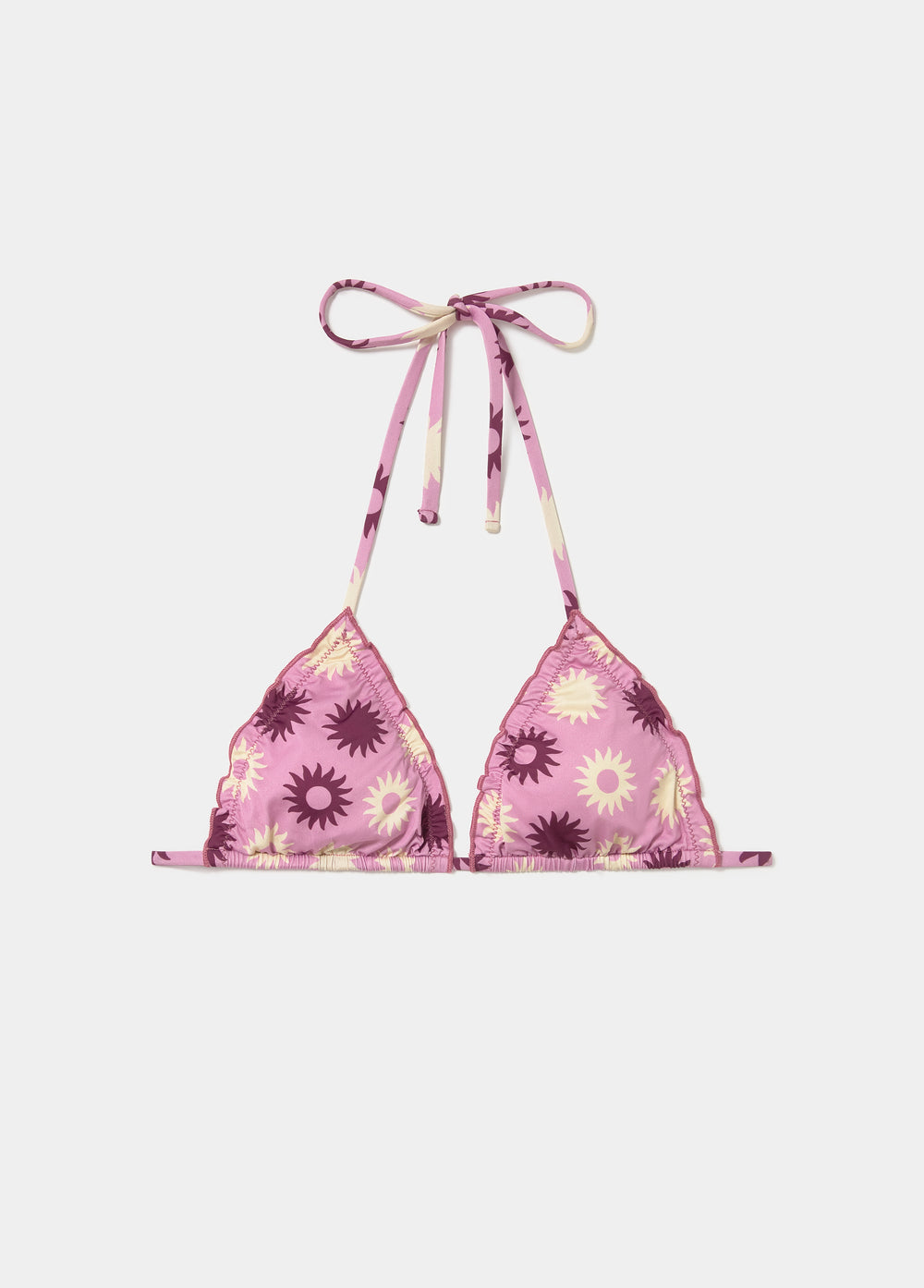 Top bikini soles estampado