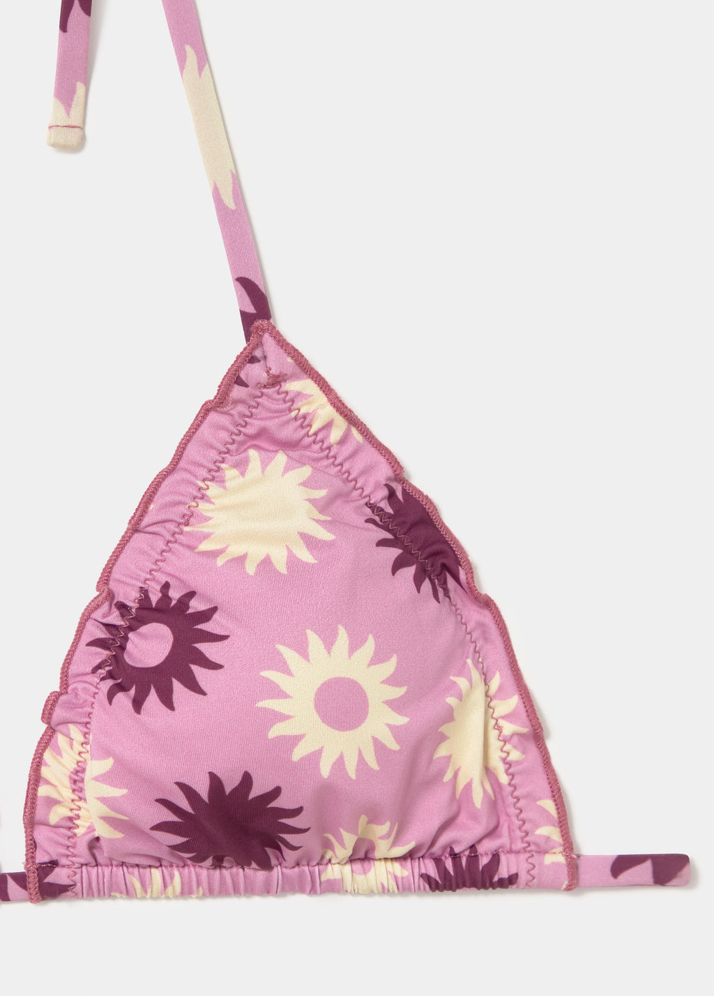 Sun print bikini top