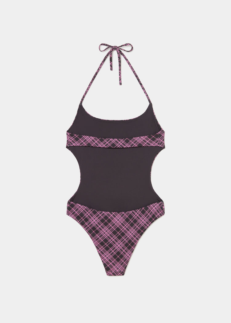 Plaid swimsuit