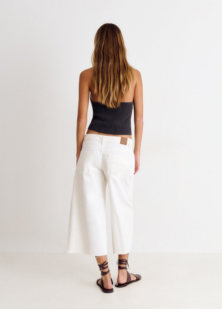 Cropped culotte Trouser
