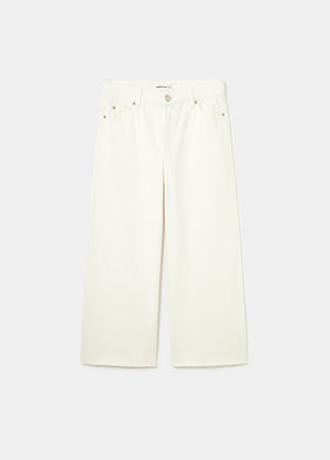 Pantalon culotte cropped
