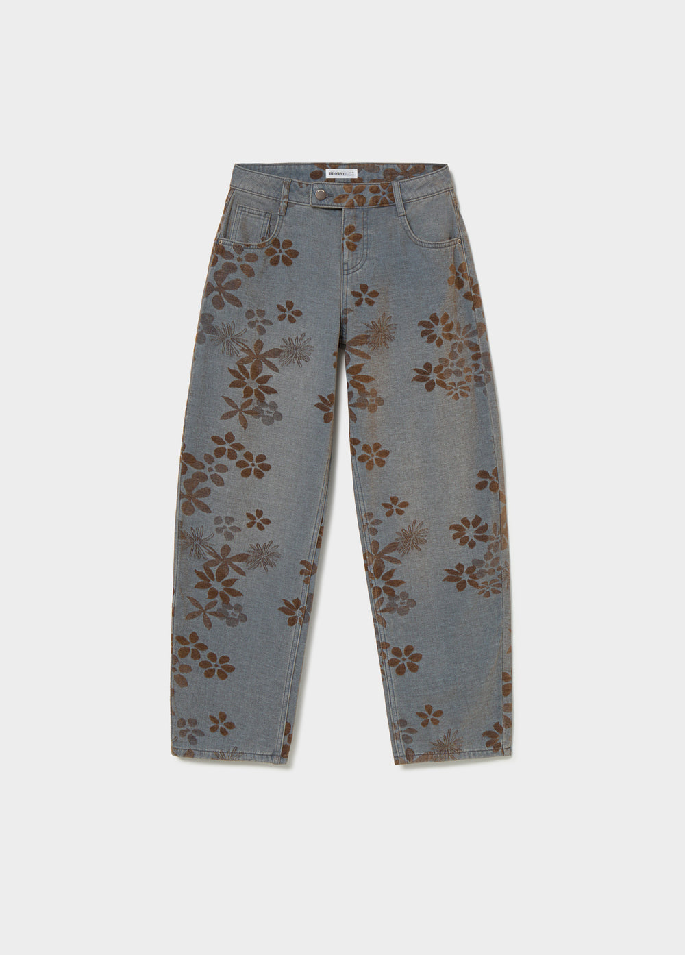 Texans jacquard amb flors