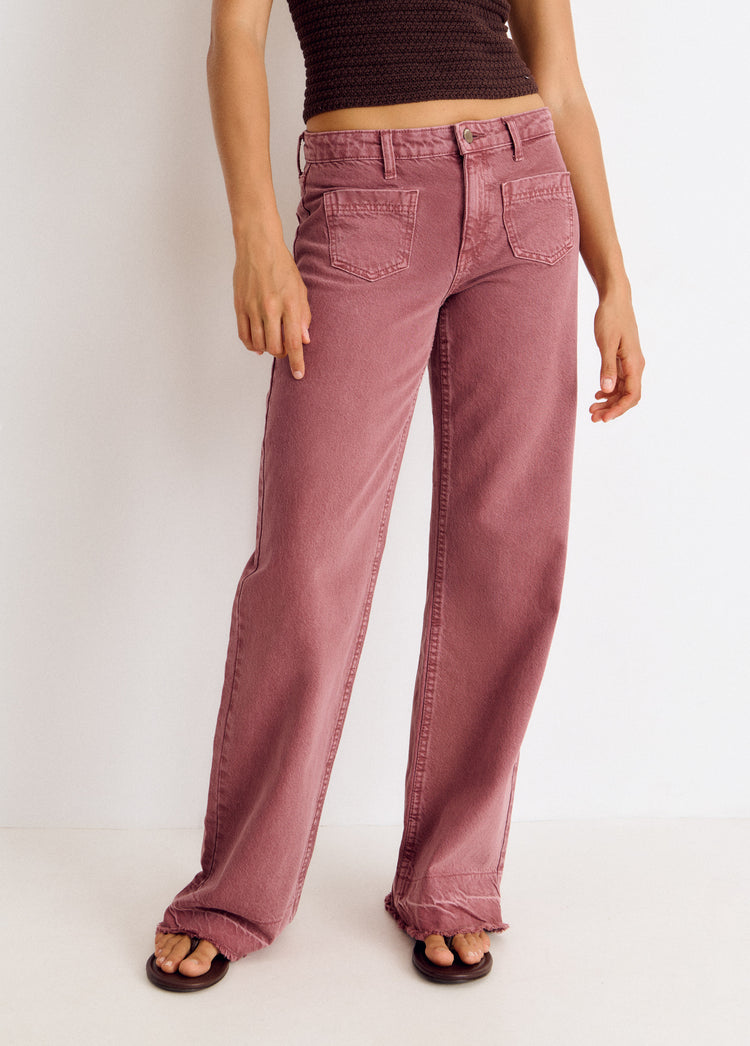 Trousers with front pockets