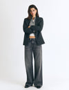 Basic-Jeans mit mittlerer Leibhöhe
