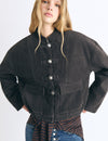 Gefütterte Cordjacke