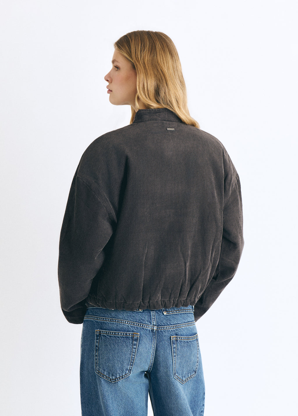 Gefütterte Cordjacke