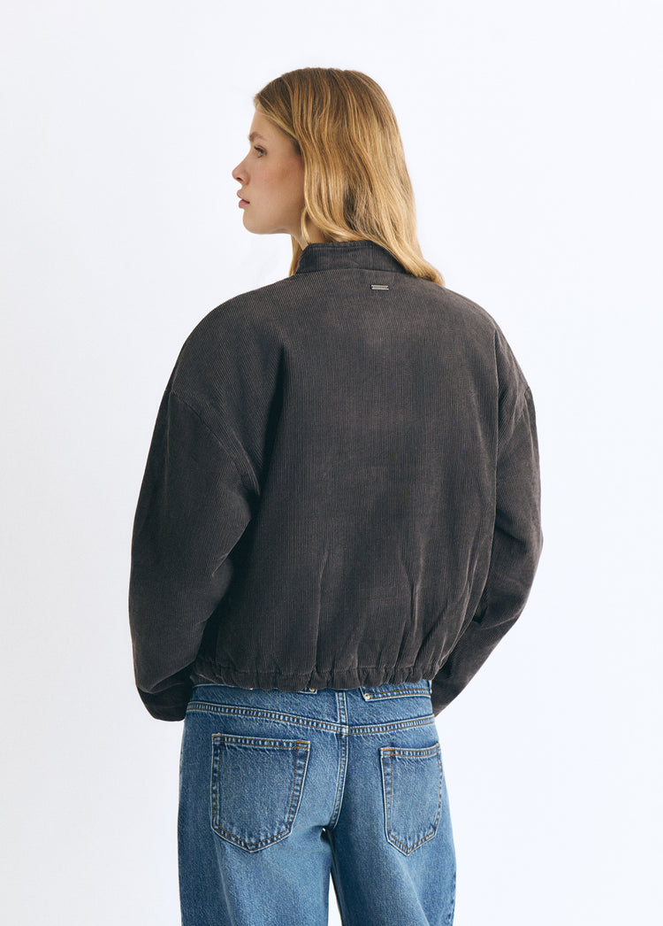 Gefütterte Cordjacke