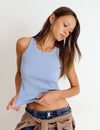 Blue tank top