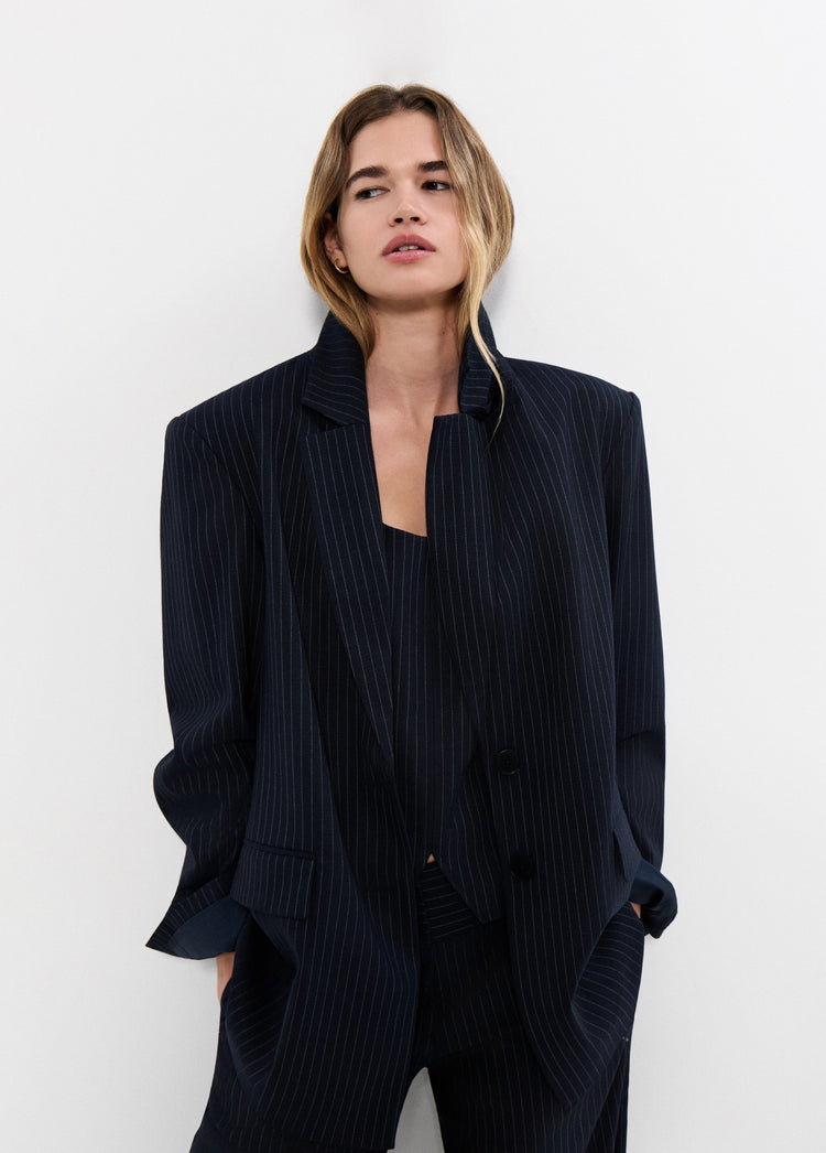 Pinstripe blazer
