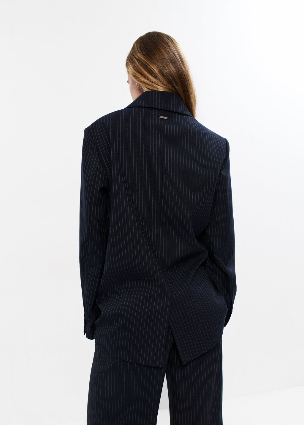 Blazer met diplomatenstreep