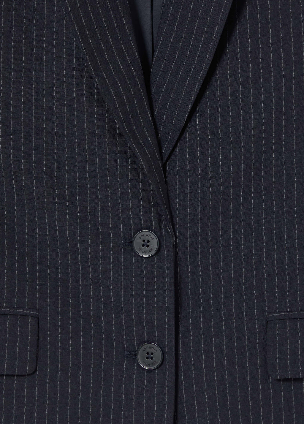 Blazer met diplomatenstreep