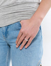 Irregular stone ring