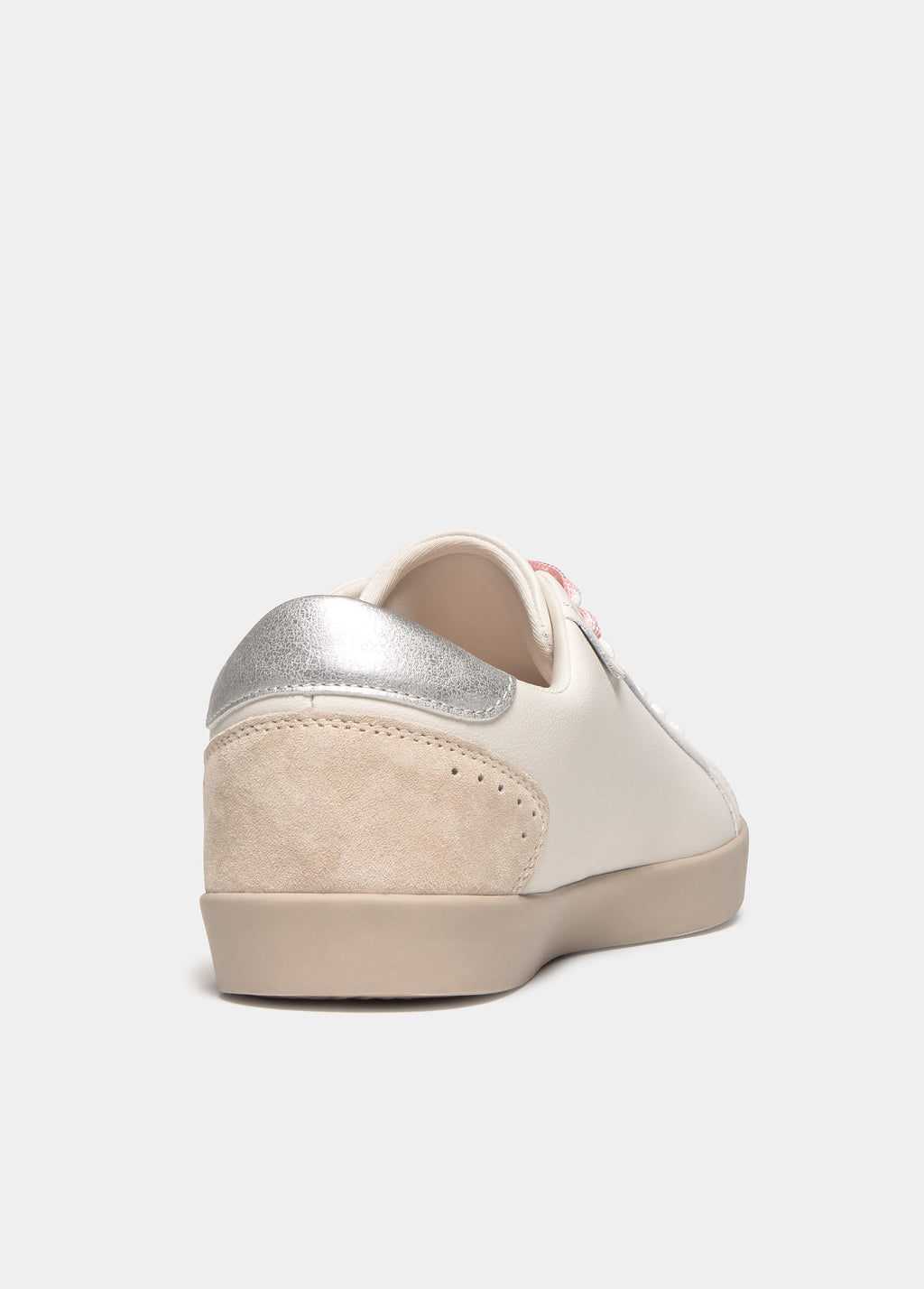 Sneakers with glitter star appliqué