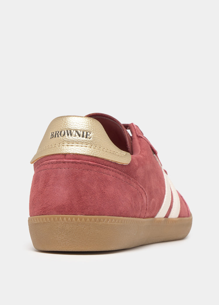 Sneaker mit Logo-Einsätzen