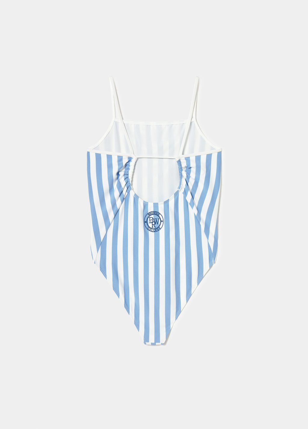 Striped swimsuit with Brownie embroidery