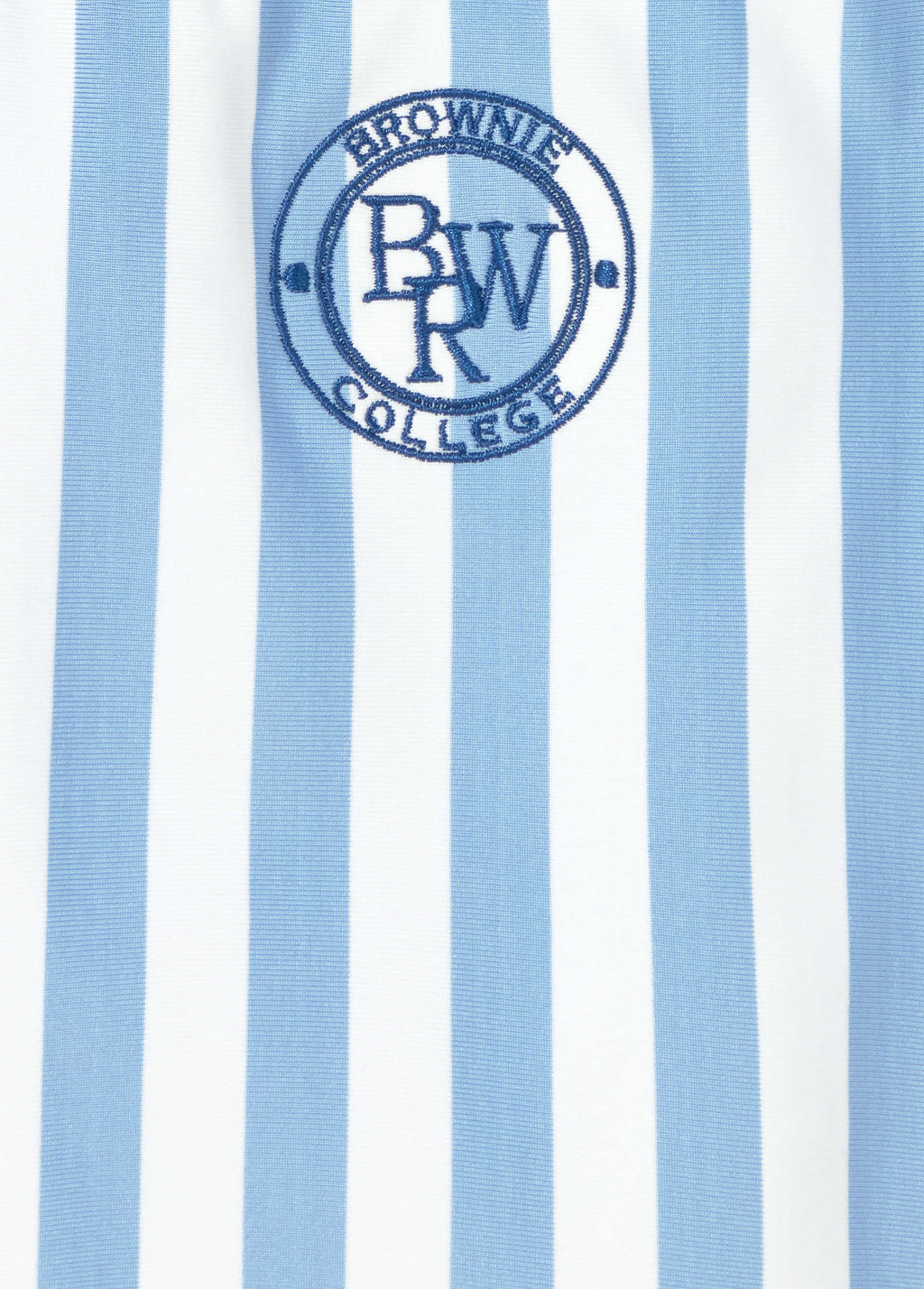 Striped swimsuit with Brownie embroidery