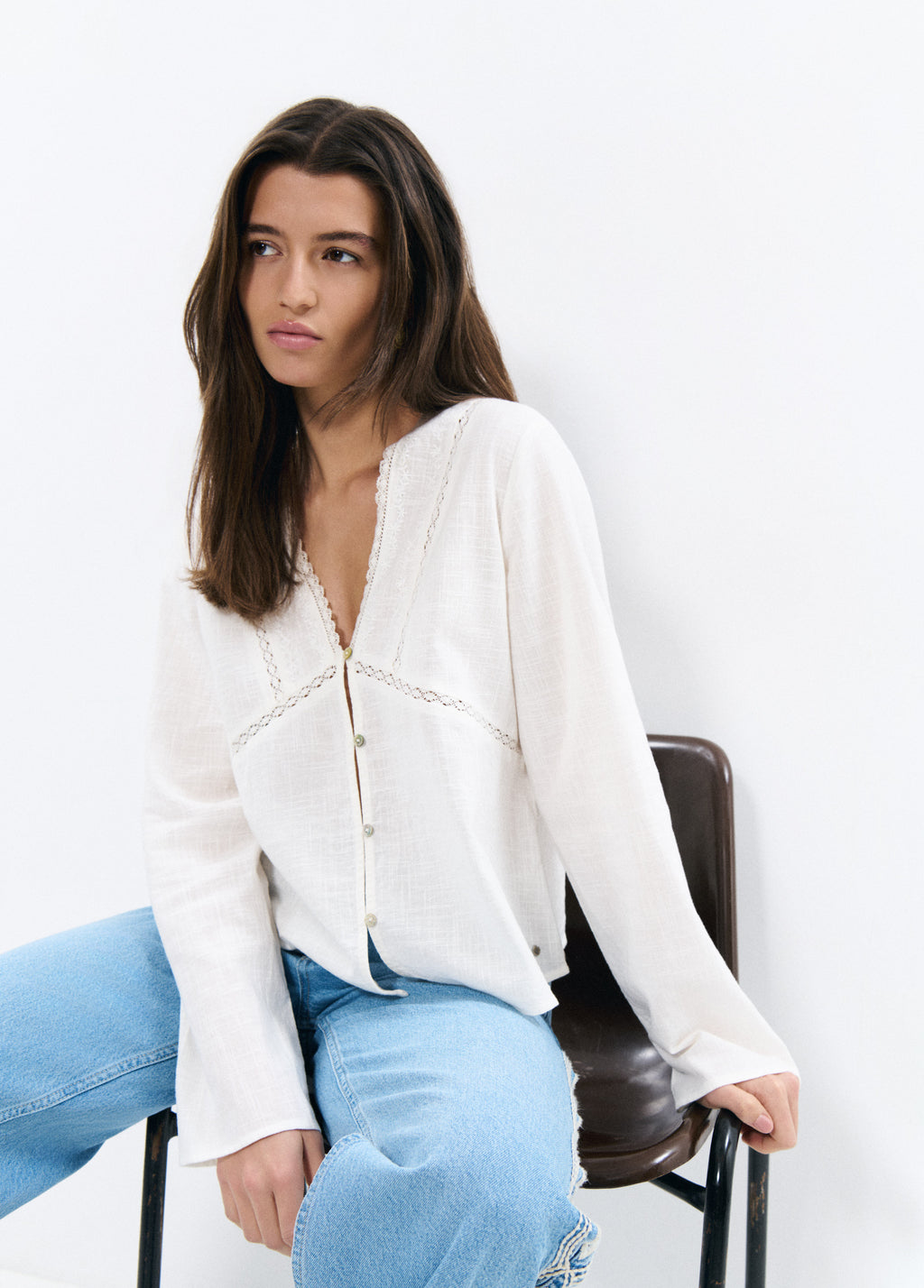 Romantische Bluse