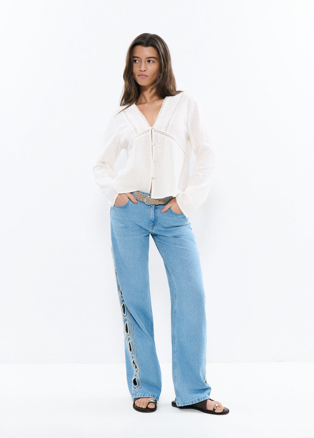 Romantische Bluse