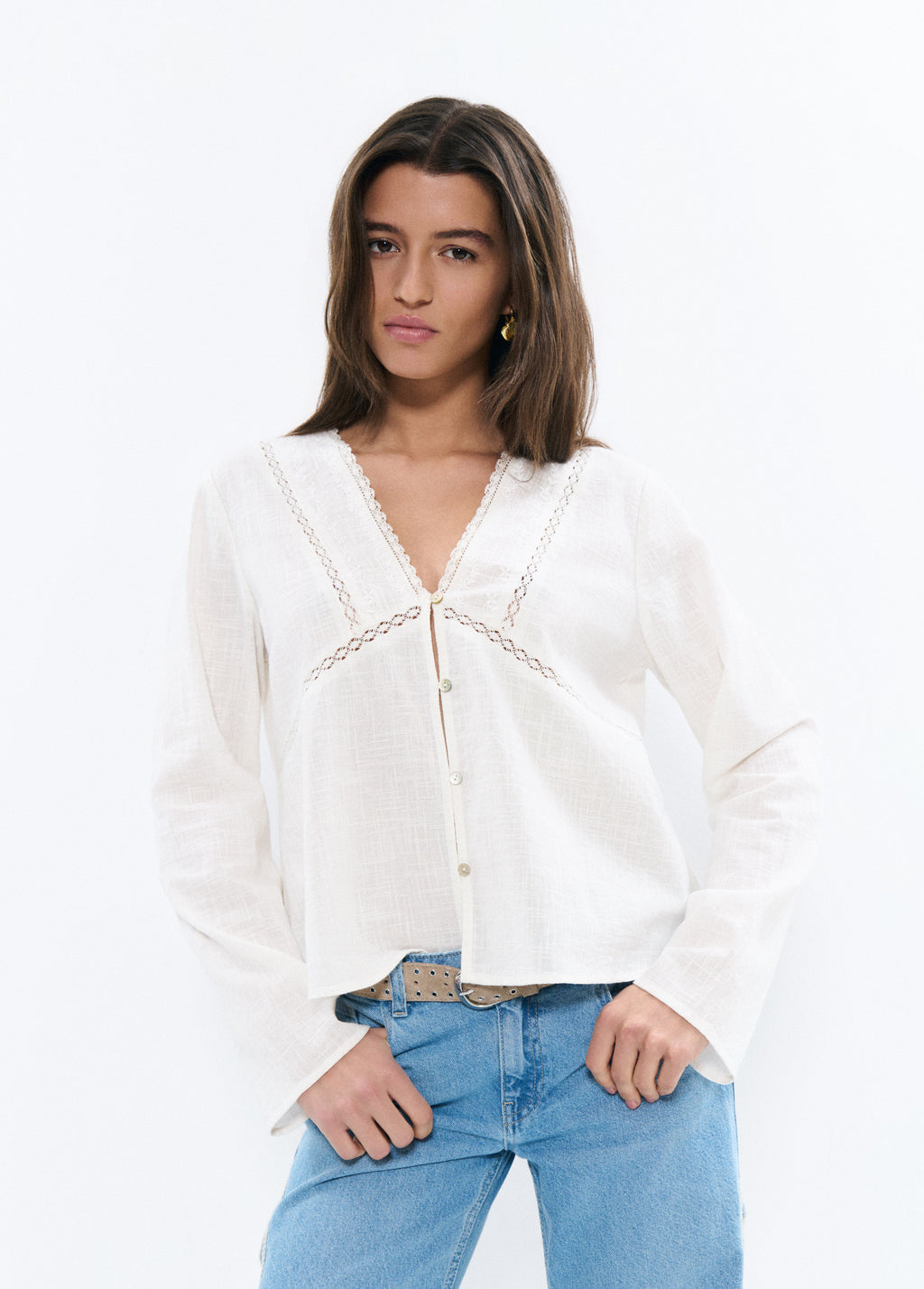 Romantische Bluse