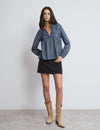 Blouse brodée