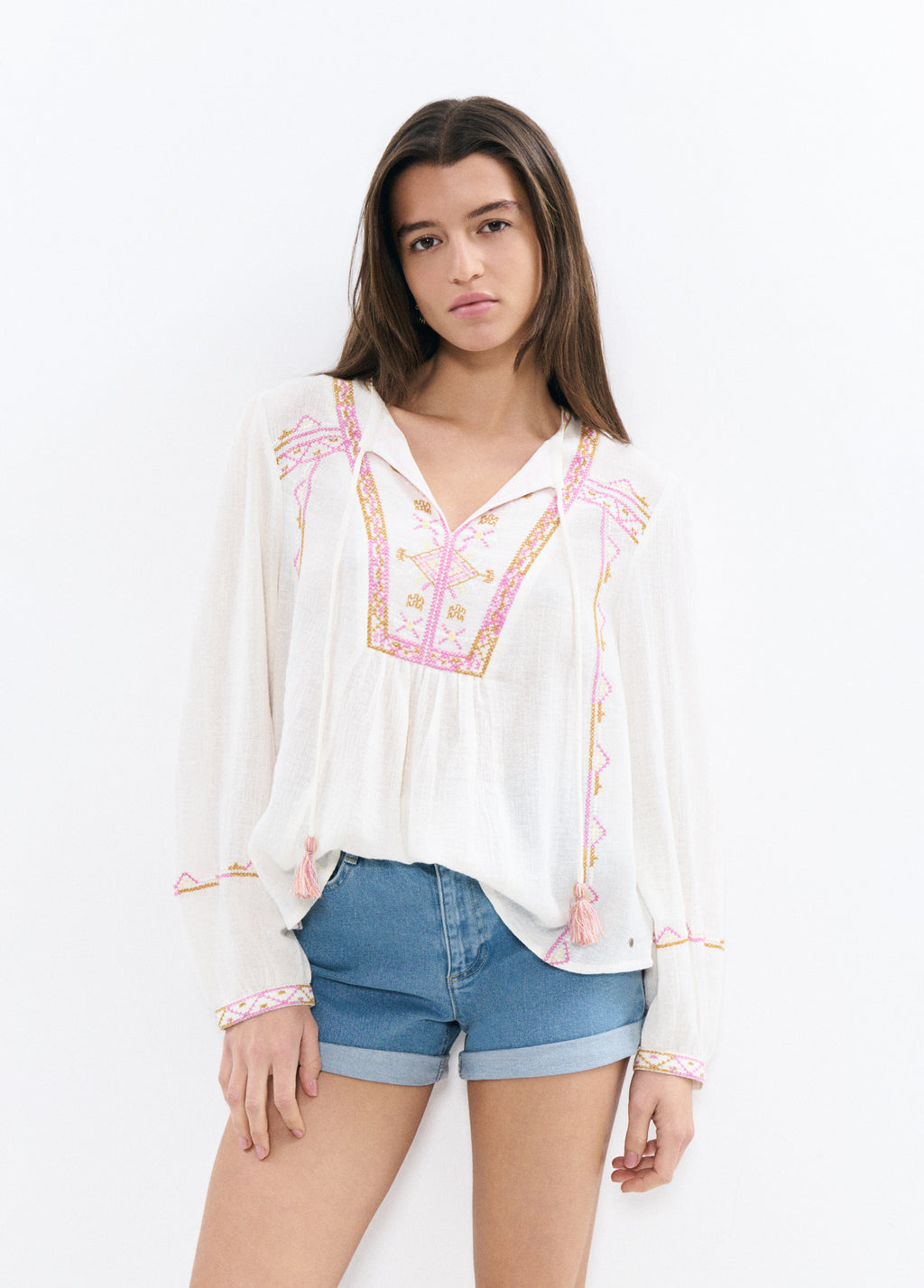Blusa bordados