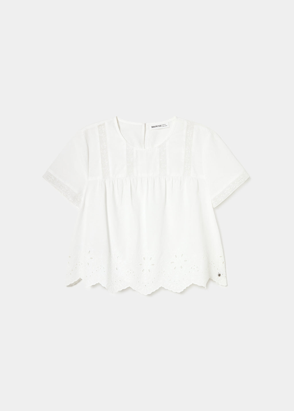 Blouse détail lacets
