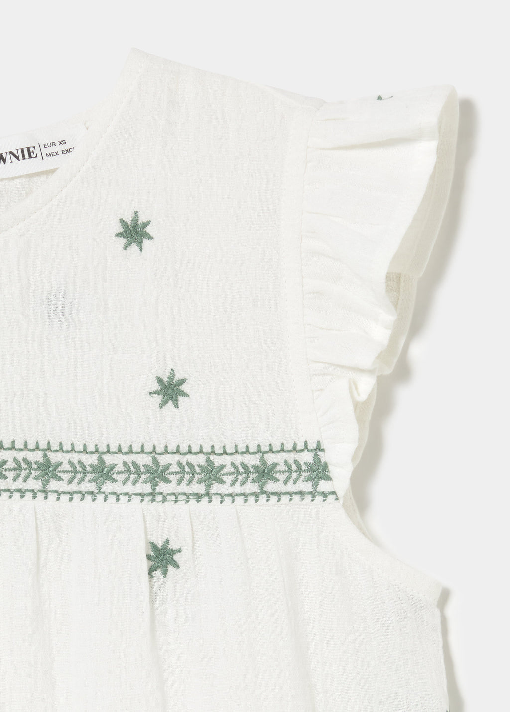 Bluse mit Dobetela-Stickerei
