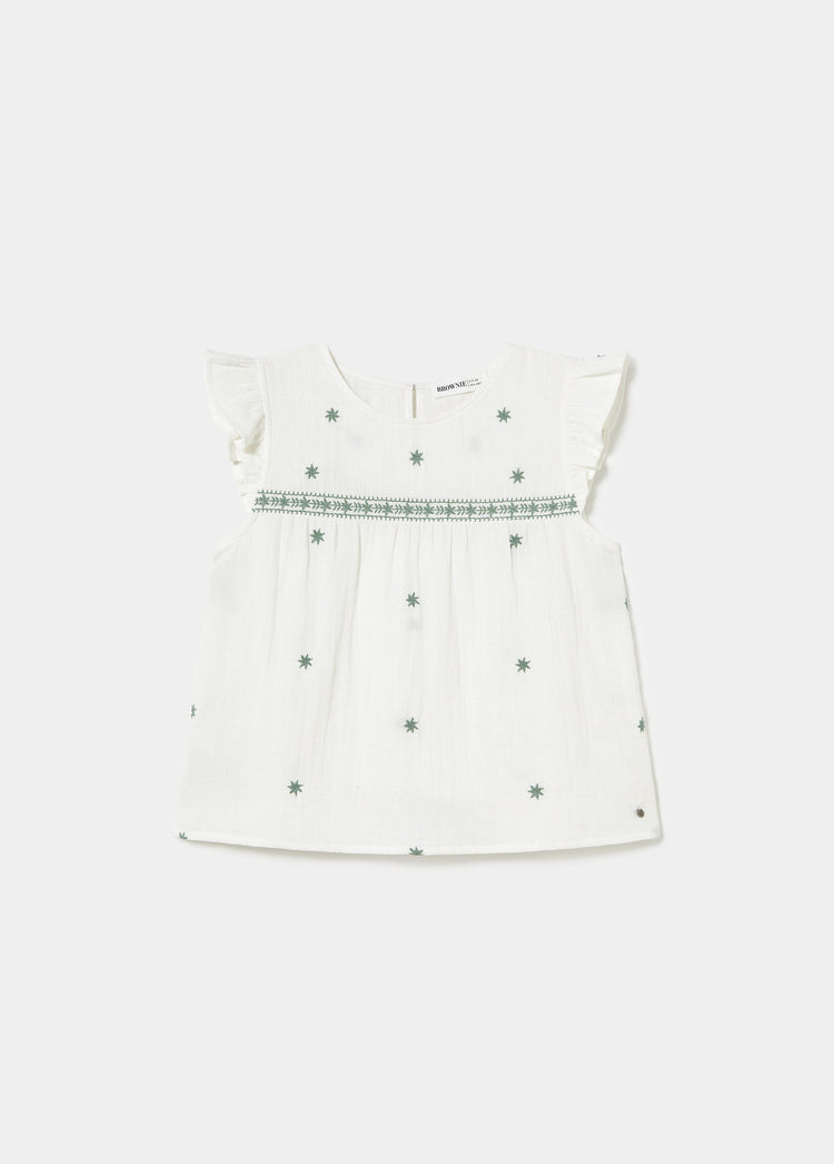 Dobetela embroidered blouse