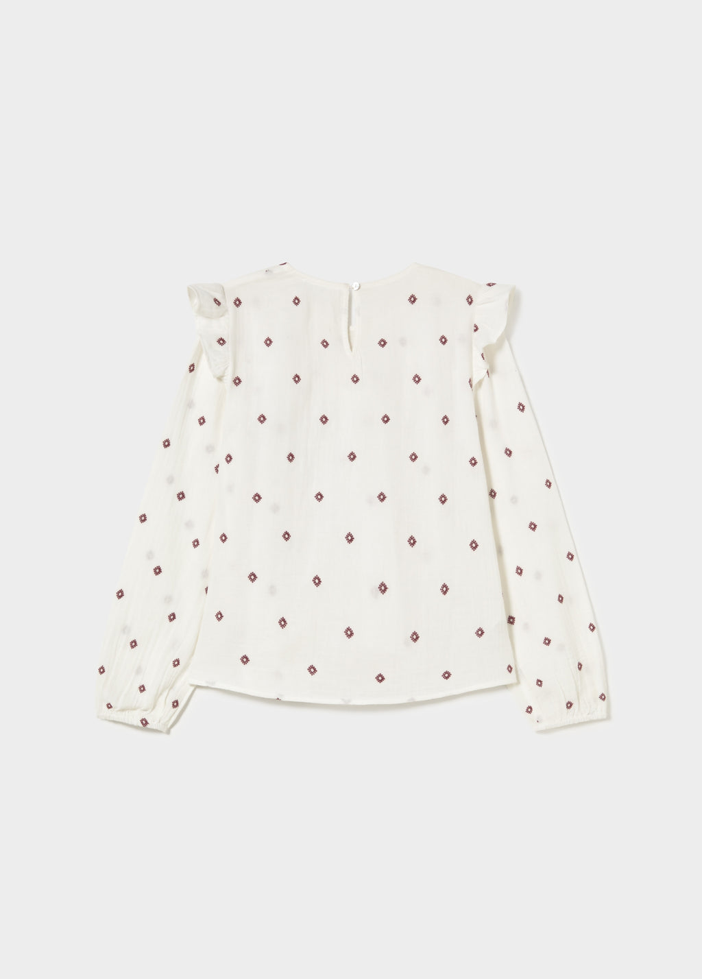 Blusa dobletela bordados