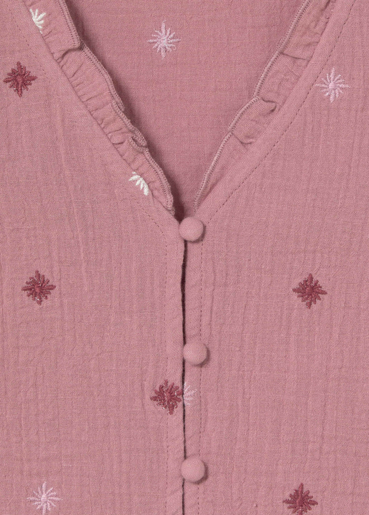 Double-layer star blouse