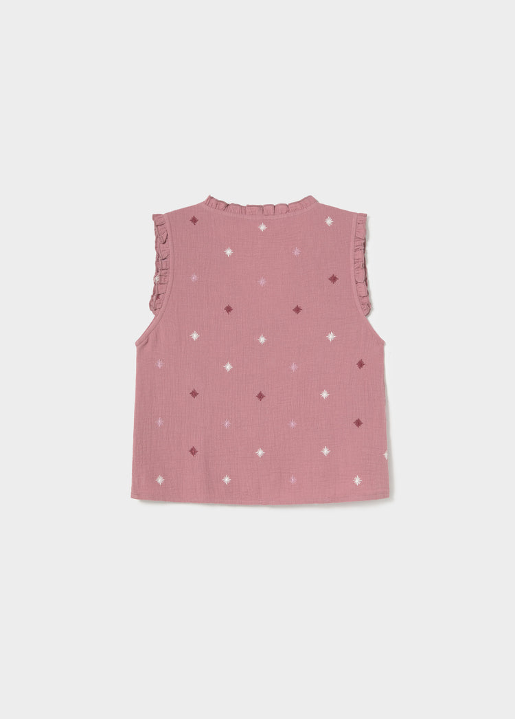 Double-layer star blouse