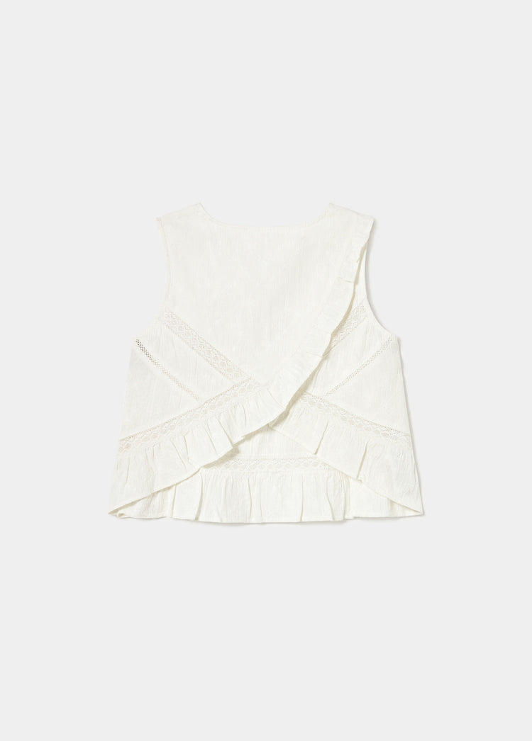 Blusa escote laces