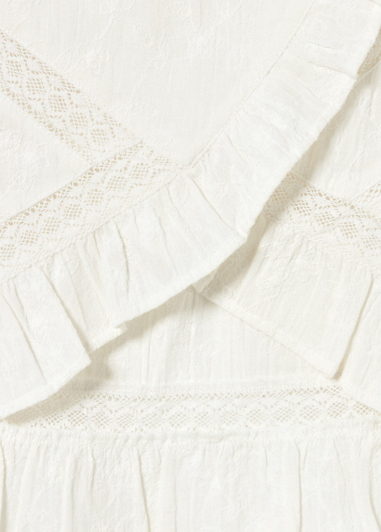 Blusa escote laces