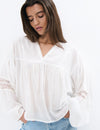 Romantic long sleeve blouse