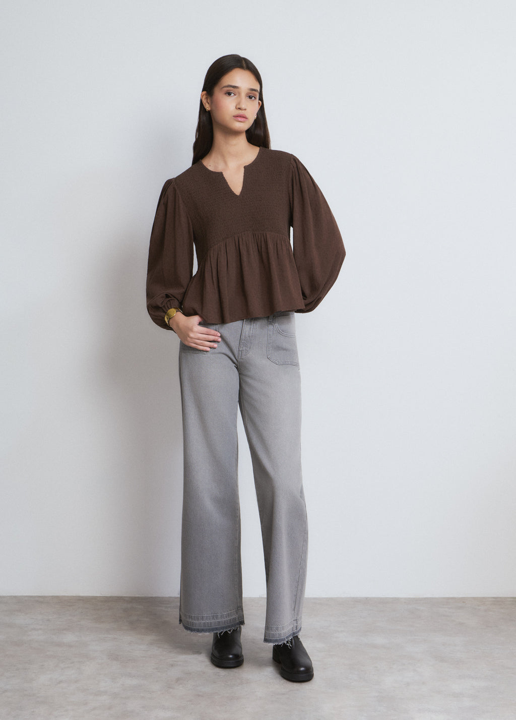 Blusa smock