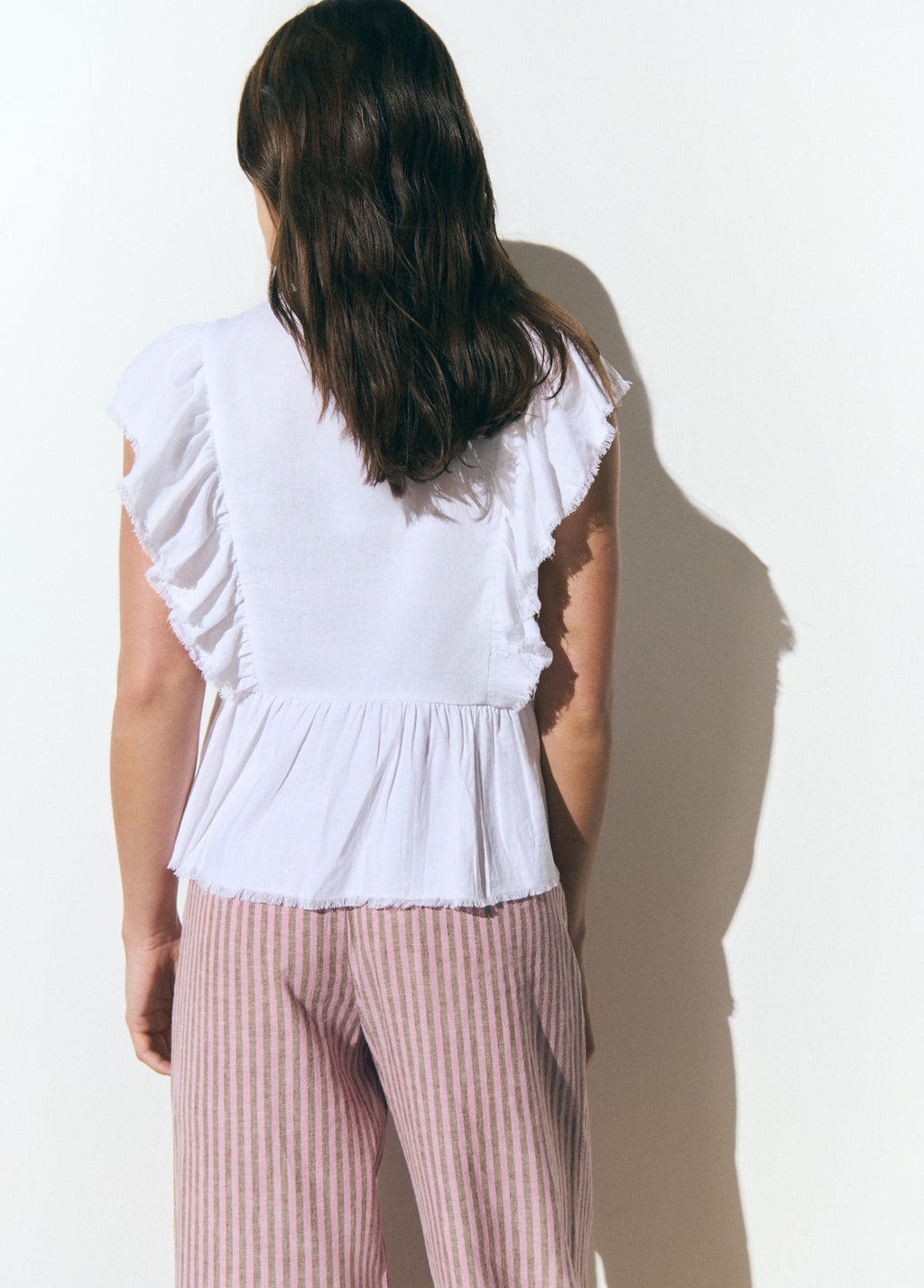 Blouse à volants