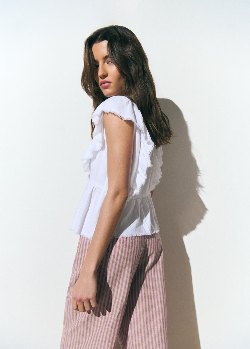 Blouse à volants