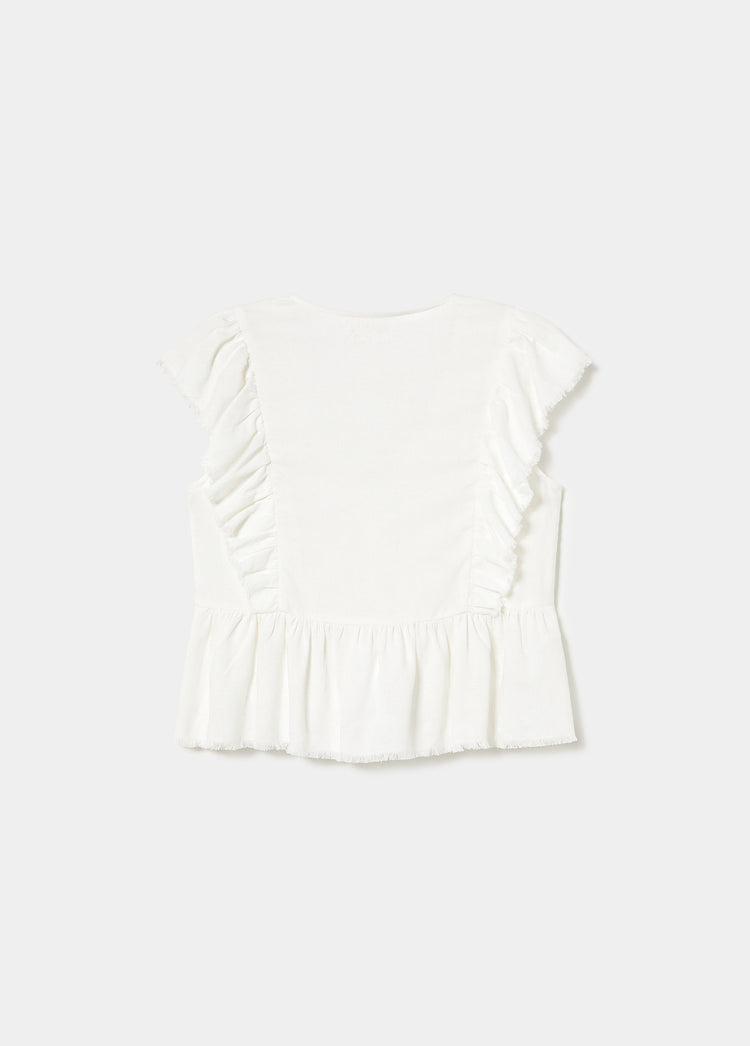 Ruffled blouse