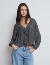 Blouse met volant