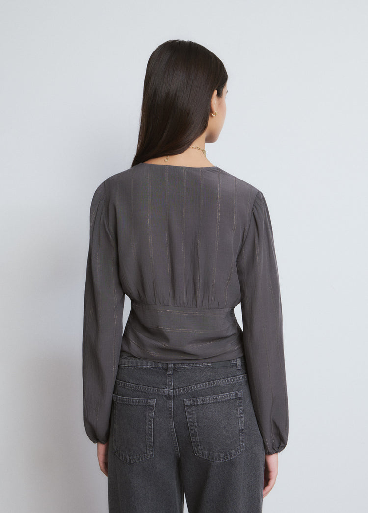 Ruffled blouse