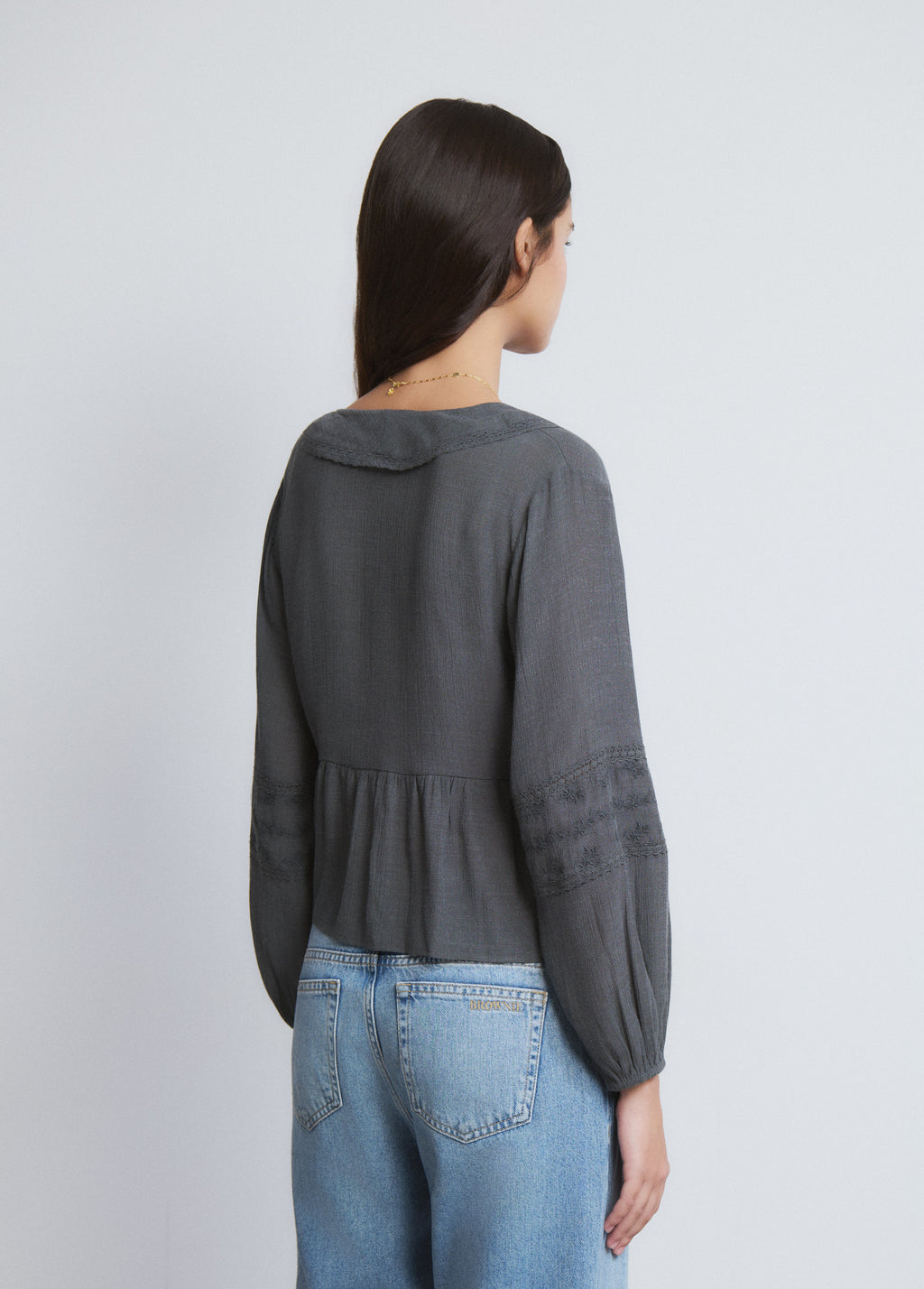 Blouse met volant