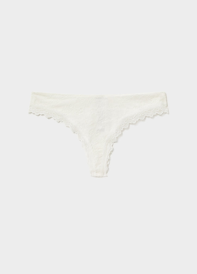 Lace thong